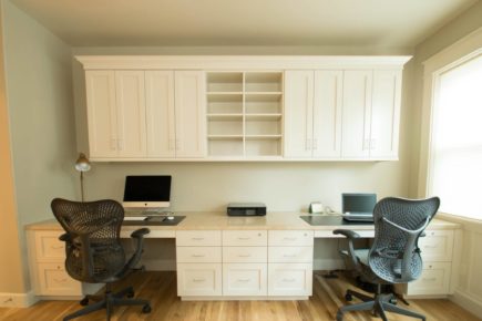 Painted Desk with Laminate Top