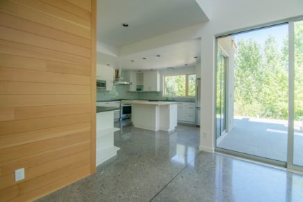 Modern Home With Kitchen, Office and Media Cabinets
