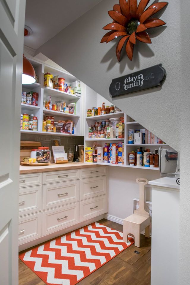 Sweetwood Cabinets - under stair pantry